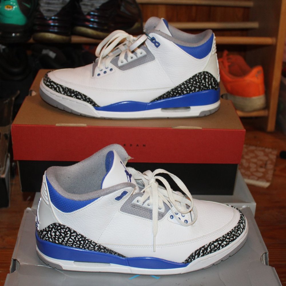 Jordan 3 Retro Racer Blue Sz 12